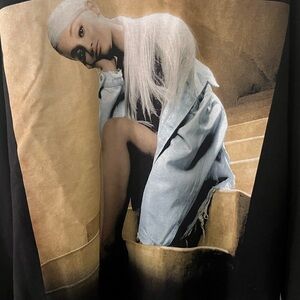 Ariana Grande Sweetener Tour Sweatshirt 2019 Black Sz Large